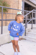 Load image into Gallery viewer, Pastel Gingham Jack-o-Lantern Crewneck Sweatshirt or Romper
