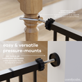 Load image into Gallery viewer, Baby Safety Gate in Black
