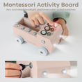 Load image into Gallery viewer, Busy Board Toy Truck Set for 3+ in Blush
