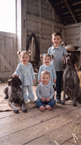Load image into Gallery viewer, Max and Pippa | The Pointer Collection Little Girl Ruffle Set
