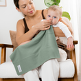 Load image into Gallery viewer, Cotton Burp Cloths in Fern

