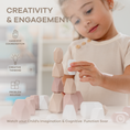Load image into Gallery viewer, Stacking Blocks for Toddlers in Girl Pack
