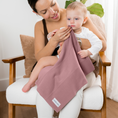 Load image into Gallery viewer, Cotton Burp Cloths in Mauve
