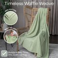 Load image into Gallery viewer, Adult Waffle Blankets in Sage
