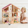 Load image into Gallery viewer, Tiny Land® Sweetwood Pegasus Dollhouse & Wooden Dollhouse Dolls
