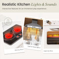Load image into Gallery viewer, Tiny Land® Interactive Play Kitchen with Sounds & Cookware
