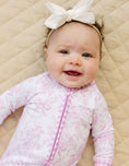 Load image into Gallery viewer, Bamboo Zip Romper | Petal Whimsy
