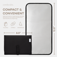 Load image into Gallery viewer, Compact Changing Pad in Solid Black
