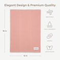 Load image into Gallery viewer, Cotton Burp Cloths in Bold Blush
