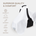 Load image into Gallery viewer, Baby Car Seat Cover in White
