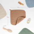Load image into Gallery viewer, Muslin Washcloths in Caramel
