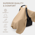 Load image into Gallery viewer, Baby Car Seat Cover in Cedar
