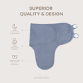 Load image into Gallery viewer, Easy Swaddle Blankets in Stone, Nomadic Blue, Azul, Pack of 3
