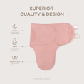 Load image into Gallery viewer, Easy Swaddle Blankets in Blush, Mauve, Mulberry, Pack of 3
