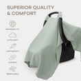 Load image into Gallery viewer, Baby Car Seat Cover in Fern
