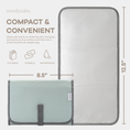 Load image into Gallery viewer, Compact Changing Pad in Earth Green
