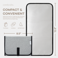 Load image into Gallery viewer, Compact Changing Pad in Solid Grey
