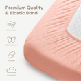 Load image into Gallery viewer, Muslin Fitted Crib Sheet
