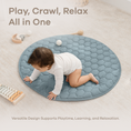 Load image into Gallery viewer, Play Mat with Non-Slip Bottom in Pacific Blue
