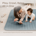 Load image into Gallery viewer, Play Mat with Non-Slip Bottom in Pacific Blue
