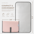 Load image into Gallery viewer, Compact Changing Pad in Pink Blush
