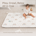 Load image into Gallery viewer, Play Mat with Non-Slip Bottom in Rainbow
