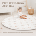 Load image into Gallery viewer, Play Mat with Non-Slip Bottom in Rainbow
