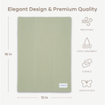 Load image into Gallery viewer, Cotton Burp Cloths in Sage

