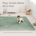 Load image into Gallery viewer, Play Mat with Non-Slip Bottom in Fern
