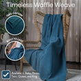 Load image into Gallery viewer, Adult Waffle Blankets in Neptune
