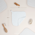Load image into Gallery viewer, Muslin Washcloths in White
