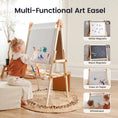 Load image into Gallery viewer, Tiny Land® Caramel Magnitales Easel & Paper Roll Set
