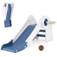 Load image into Gallery viewer, 3 in 1 Toddler Slide Baby Slide Climber Playset with Basketball Hoop and Basketball
