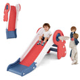 Load image into Gallery viewer, 3 in 1 Toddler Slide Baby Slide Climber Playset with Basketball Hoop and Basketball
