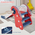 Load image into Gallery viewer, 3 in 1 Toddler Slide Baby Slide Climber Playset with Basketball Hoop and Basketball
