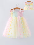 Load image into Gallery viewer, Pastel Rainbow Sequin Tulle Party Girls Dress

