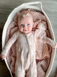 Load image into Gallery viewer, Silly Goose on the Loose Bamboo Zippy Romper
