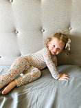 Load image into Gallery viewer, Darling Ditsy Bamboo Zippy Romper
