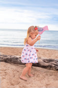 Load image into Gallery viewer, 4th of July Flag Print Bamboo Peplum Top & Bike Shorts
