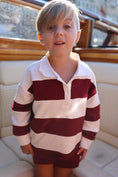 Load image into Gallery viewer, Child Rugby Sweatshirt | Deep Cranberry
