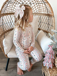 Load image into Gallery viewer, Candy Cane Lane 2pc Bamboo Pajamas
