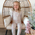 Load image into Gallery viewer, Candy Cane Lane 2pc Bamboo Pajamas
