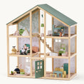 Load image into Gallery viewer, Tiny Land® Sweetwood Evergreen Dollhouse & Wooden Dollhouse Dolls

