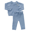 Load image into Gallery viewer, French Blue Knit Set
