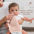Load image into Gallery viewer, Muslin Burp Cloths in Blush
