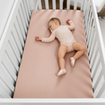 Load image into Gallery viewer, Muslin Fitted Crib Sheet
