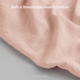 Load image into Gallery viewer, Muslin Nursing Cover, Pack of 1 in Blush
