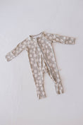 Load image into Gallery viewer, Bamboo Zip Pajamas | French Gray Floral
