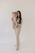 Load image into Gallery viewer, Bamboo Zip Pajamas | French Gray Floral
