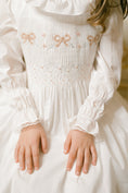Load image into Gallery viewer, MARIE ANTOINETTE WHITE SMOCKED DRESS
